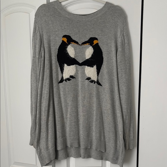 Lane Bryant Sweaters - Lane Bryant Pullover Sweater. Penguins 18/20
